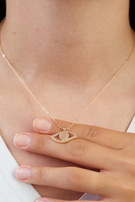 Heliophilia Silver Collar de Metal en Oro con Recubrimiento de Laca ELKGC68389